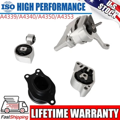 Engine Motor & Trans Mount Auto Set For 2007-2017 Nissan Altima 2.5L CVT 4pcs Foto 1 de 4