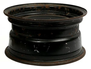 Llanta de acero Pontiac Firebird 1983-1985 única 14x7 5 orejetas 16 ranuras 10027281 - Imagen 1 de 3