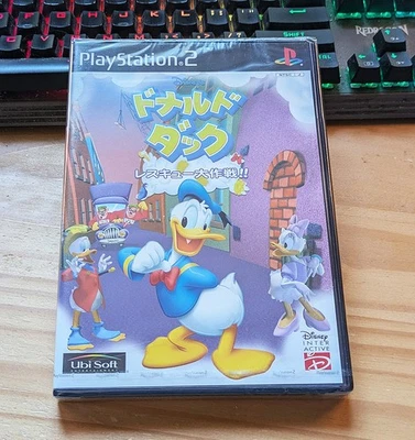 PS2 PlayStation 2 Disney Donald Duck Goin Quackers Japan NEW US Seller - Image 1 of 4