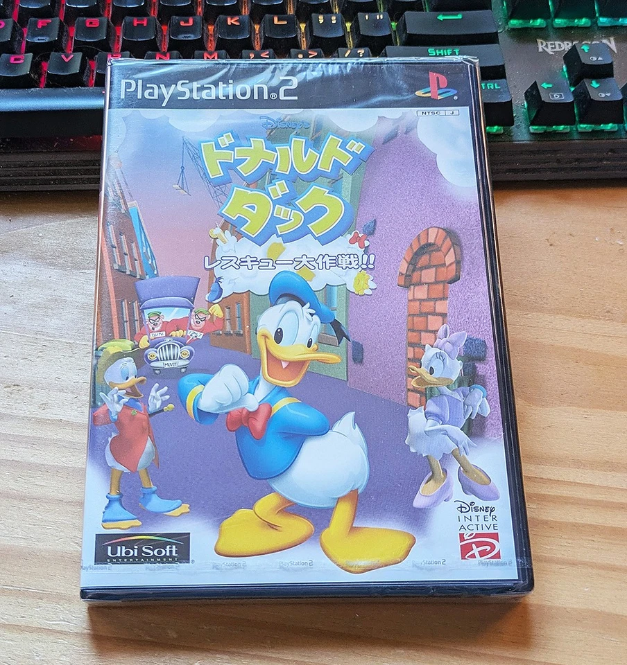 PS2 PlayStation 2 Disney Donald Duck Goin Quackers Japan NEW US Seller - Image 1 of 4