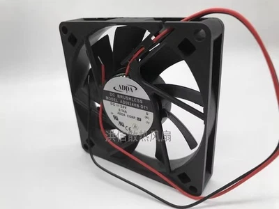 ADDA AD0824HB-D71 8015 DC24V 0.14A 8cm 2-Wire Inverter Dual Ball Cooling Fan - Image 1 of 3