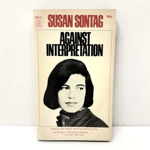 Gegen Interpretation von Susan Sontag erste Dell Laurel Ausgabe 1969 Taschenbuch - Bild 1 von 8