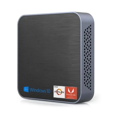 Mini PC AMD 2.40GHZ Windows 10 Pro Wifi + BT HDMI RAM 8GB SSD M.2 240GB - Image 1 of 4