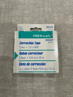 Cinta de corrección Pres-A-Ply 30550 ECR-16 de colección como nueva Foto 1 de 2