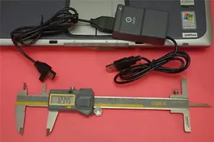 Pinza digital de origen absoluto iGaging de 6", cable de datos SPC/USB y medidor de profundidad - Imagen 1 de 1