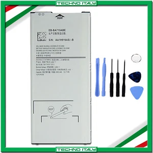 BATTERIA PER SAMSUNG GALAXY A7 2016 SM-A710F 3300 MAH EB-BA710ABE+KIT CACCIAVITI - Foto 1 di 3