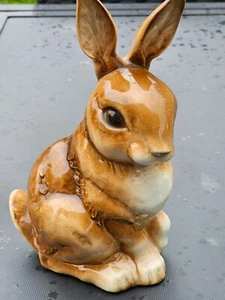 Rare GOEBEL LARGE RABBIT SITTING 34 308 23 23cm Figurine Porcelain Collection - Picture 1 of 11
