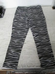 Girls Zebra Print Faded Glory Medium 7-8 Leggings, GUC - Picture 1 of 3