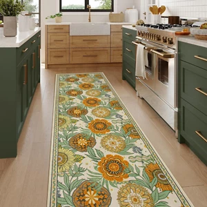 Lahome Sunflower Kitchen Runner Rug, 2X8 Runners for Hallways Non Slip Washab... - Picture 1 of 8