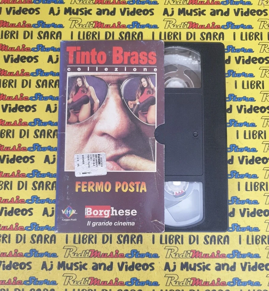 VHS cartonata FERMO POSTA 1995 TINTO BRASS COLLEZIONE BORGHESE VHR (F165) - Immagine 1 di 1