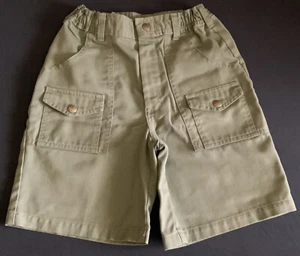 Vintage Boy Scouts Of America Shorts Youth Size 10 Green Waist 25" BSA Scouting - Picture 1 of 4