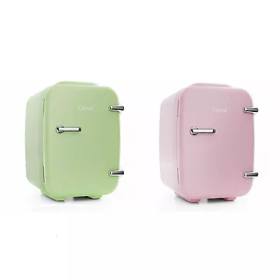 CAYNEL Mini Fridge 4 Liter/6 Can Cooler Warmer Makeup Skincare Refrigerator - Image 1 of 4
