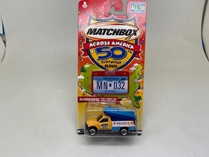 MATCHBOX-ACROSS AMERICA 50TH BIRTHDAY SERIES-MINNESOTA-FORD F-SERIES FIRE TRUCK - Picture 1 of 5
