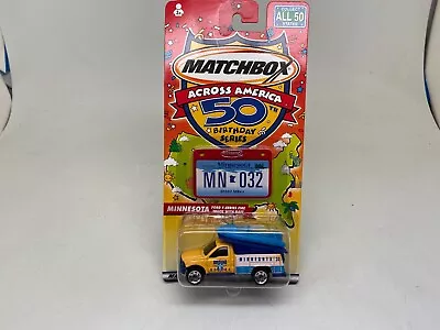 MATCHBOX-ACROSS AMERICA 50TH BIRTHDAY SERIES-MINNESOTA-FORD F-SERIES FIRE TRUCK - Image 1 of 4