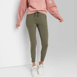 Wild Fable Womens Leggings X-Small Stretch High Waisted Pocket Green - Picture 1 of 7