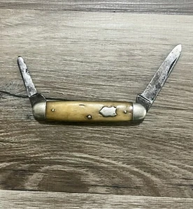 Vintage Antique Barclay Brothers Sheffield Folding Pocket Knife Two Blades - Picture 1 of 6