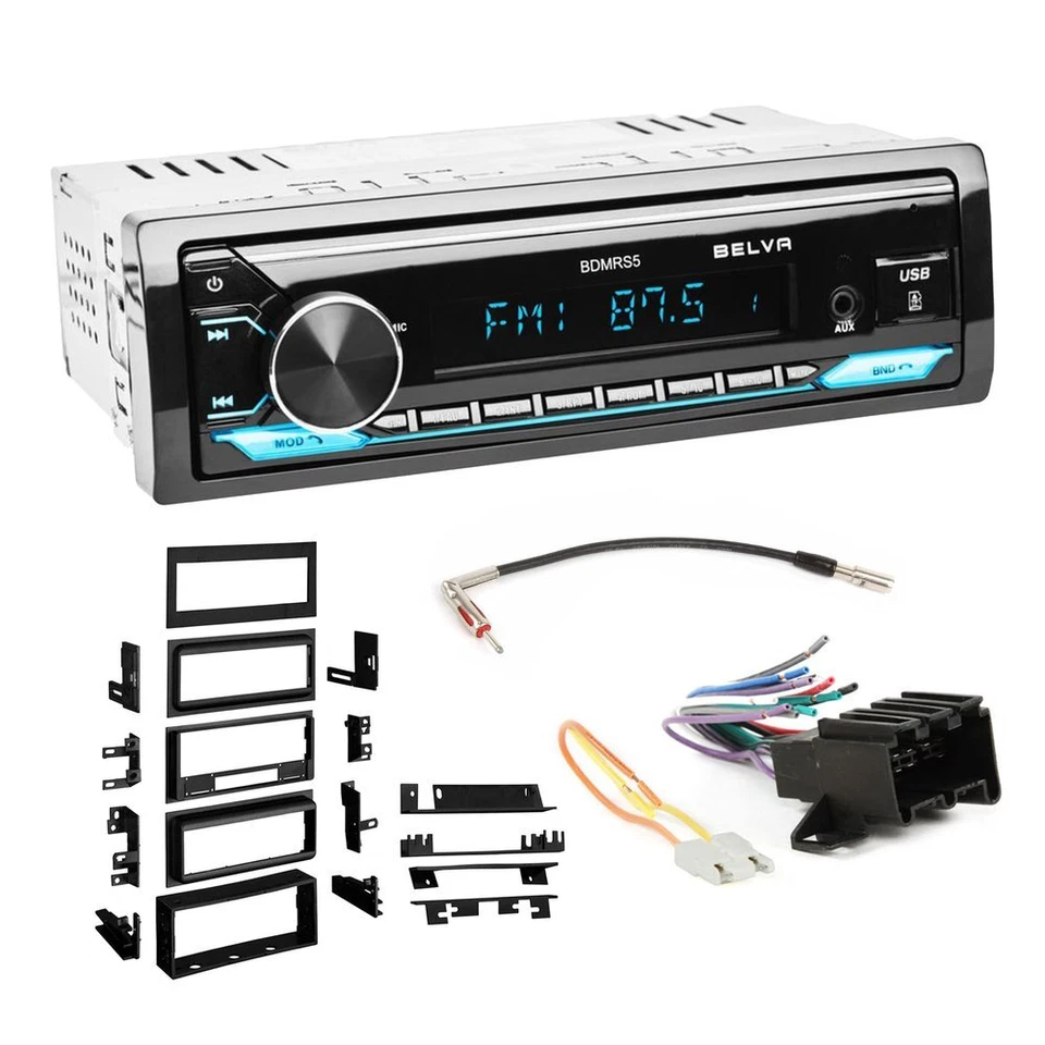 1984-1989 Chevrolet Corvette одиночный DIN радио пакет | Belva - Изображение 1 из 4