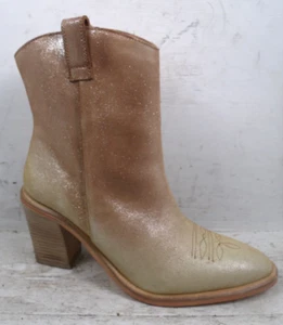 Shyanne Goldie Damen-Westernstiefel rund geschnitten Cowgirl BSWFA22L25 Größe 8,5 M - Bild 1 von 9