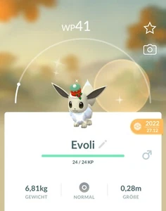 ✨#133 Shiny Evoli (Navidad 2022) Pokémon Go✨ - Imagen 1 de 2