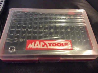Mac Tools. 100 Bits Set. 1/4 Drive  Sealed and new  TORX Hex Screwdriver bits   - Image 1 of 4