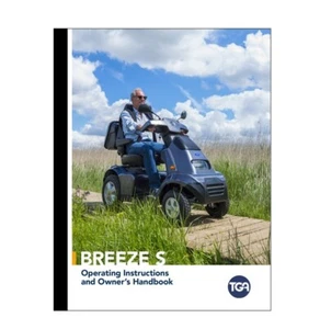 TGA Breeze S3 and S4 mobility scooter manual user operating guide handbook