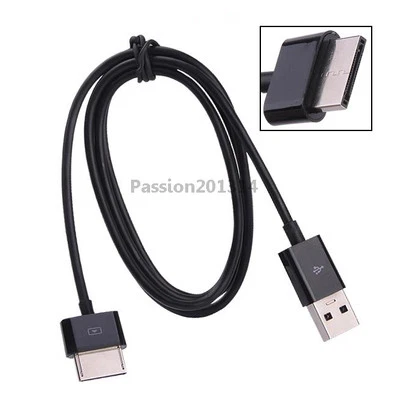 USB Charger Sync Data Cable for ASUS Eee Pad Tablet Transformer TF101 TF201 EC - Image 1 of 2