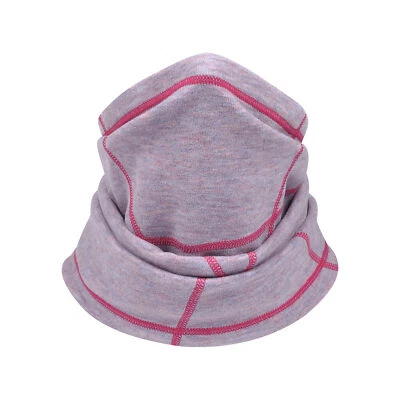 Cachecol térmico de lã moda listrado inverno pescoço quente meia máscara facial esqui bandana - Imagem 1 de 4