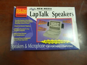 New Media LapTalk Speakers and Microphone for Portable Computing NMC03007-NEW - Imagen 1 de 3