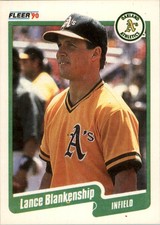 1990 Fleer MLB Lance Blankenship #1