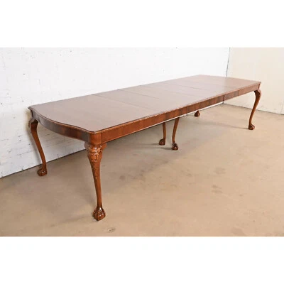 Mesa de comedor Romweber Chippendale extensión caoba, recién acabada Foto 1 de 4