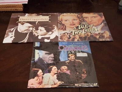 ALL SEALED Lot of 3 Charles Dickens Laserdiscs Tale Two Cities Copperfield W1 Foto 1 de 4