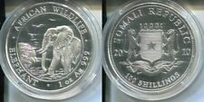 SOMALI SOMALIA 2010 - 1000 Shillings in Silber (1 Unze), PL - ELEFANT