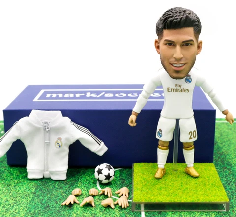 NEW 13cm Cool Toy Star Marco Asensio Sport Gift Soccer Doll Action Figure Cover