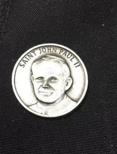 Saint John Paul ll & Saint John XXlll 2 Sided Italy Coin Medal - Picture 1 of 4