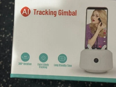 AI Auto Face Tracking Gimbal 360 Rotation w/ Face Recognition For Iphone Samsung - Image 1 of 4