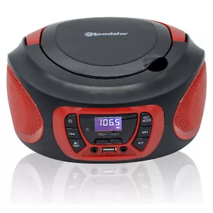 Radio CD Player Portátil Digital FM PLL, Reproductor CD-MP3 USB Stereo, AUX-IN - Imagen 1 de 7