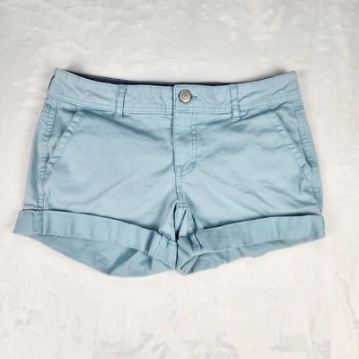 Pantalones Cortos Prince Fox Beachcomber Para Mujer 2 Azul Elástico Puños Informales Chinos 3" Insea Foto 1 de 4