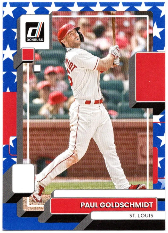 Tarjeta paralela #157 Panini Donruss 2022 Paul Goldschmidt "Día de la Independencia" Foto 1 de 1