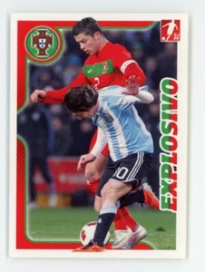 2011 Panini Portugal de Ouro Stickers Cristiano Ronaldo Lionel Messi #126 RARE - Picture 1 of 2