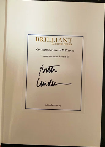 Bette Midler Signed In Person A View From A Broad HC Book - RARE, Authentic Cover