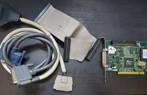 Bundle SCSI lotto cavi scheda Advansys, flat cable, Iomega parallel cable Emu - Afbeelding 1 van 6