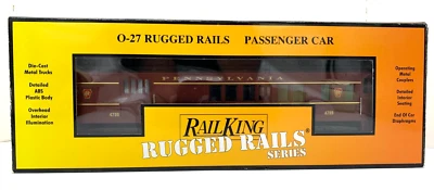 Rail King MTH Electric Trains   Pennsylvania 0-27 Madison Coach Car  33-6246 - Image 1 of 4