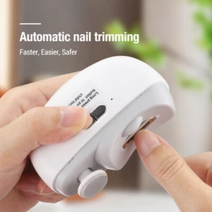 Safety Electric Nail Clipper Automatic Thick Nails Trimmer Professional Tool - Picture 1 of 21