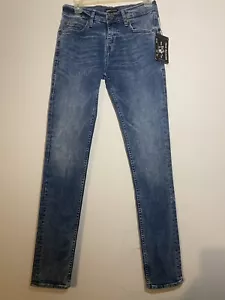 True Religion Men's Rocco Sn No Flap Relaxed Skinny Jeans Medium Wash Sz 28 - Picture 1 of 9
