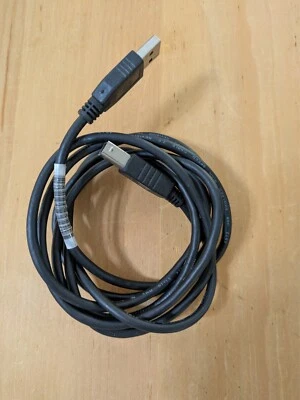 HP Printer USB Cable 8121-1186 Genuine OEM 6FT BLACK - Image 1 of 4
