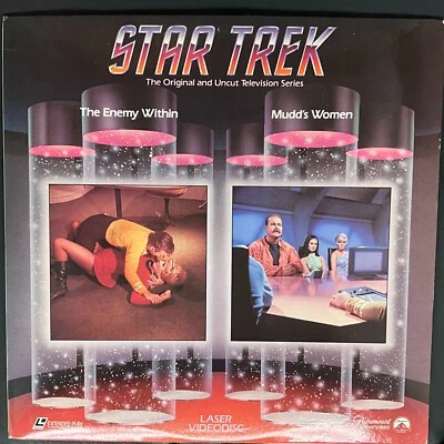 Star Trek Original Series, The Enemy Within, Mudd's Women, Laser Disc - Image 1 of 4