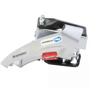 Shimano Altus Front Derailleur FD-M315 Dual Pull 7/8 Speed Clamp-On Silver -H - Picture 1 of 12