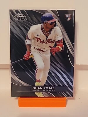 2024 Topps Chrome Black Johan Rojas - Image 1 of 2