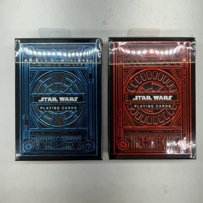 2 Packs STAR WARS PLAYING CARDS- Light & Dark Side, Rebellion & Empire Theory 11 - Image 1 of 4