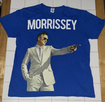 CAMISETA DE ROCK MORRISSEY FOTO THE SMITHS BAND Foto 1 de 4